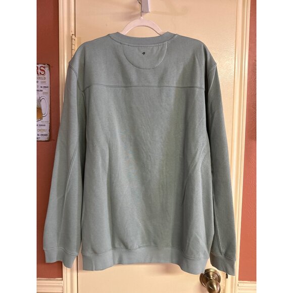 1764 Signature Oliver Sweatshirt XL Sage Green Crewneck Embroidered Logo - Picture 6 of 8